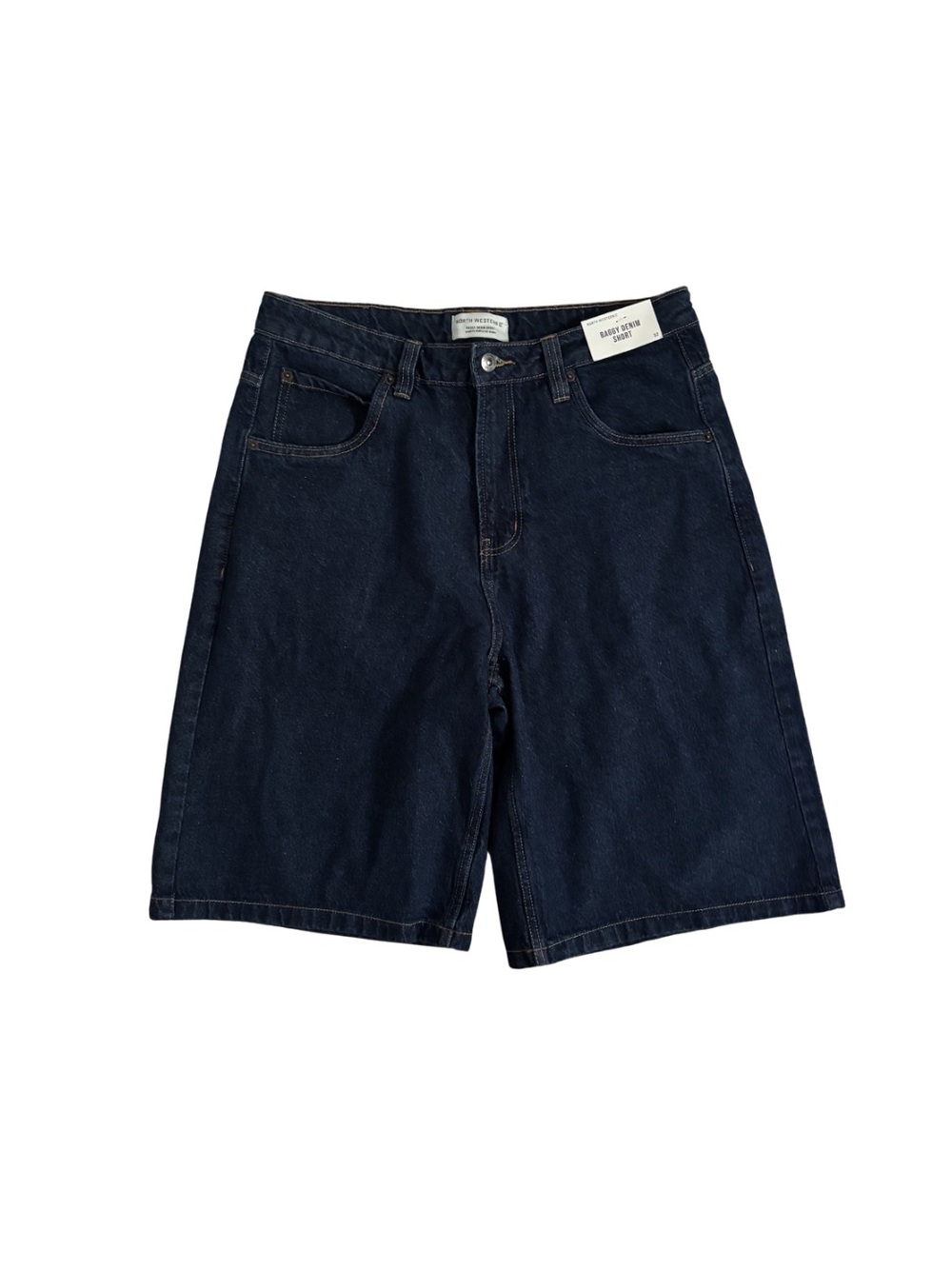 North Western Dark Blue Denim Jorts